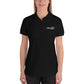 Embroidered Women's Black Polo Shirt